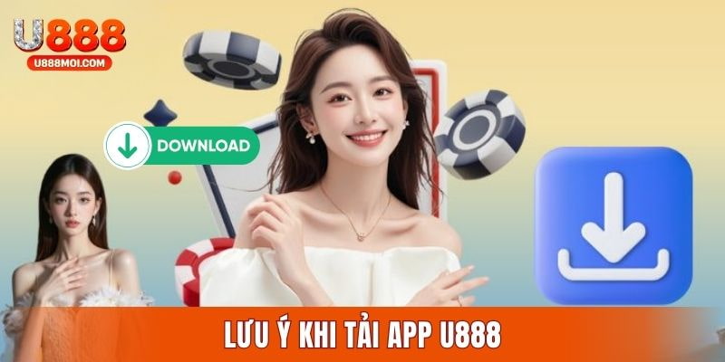 Các chú ý cực quan trọng để tải app U888 trong 1 nốt nhạc